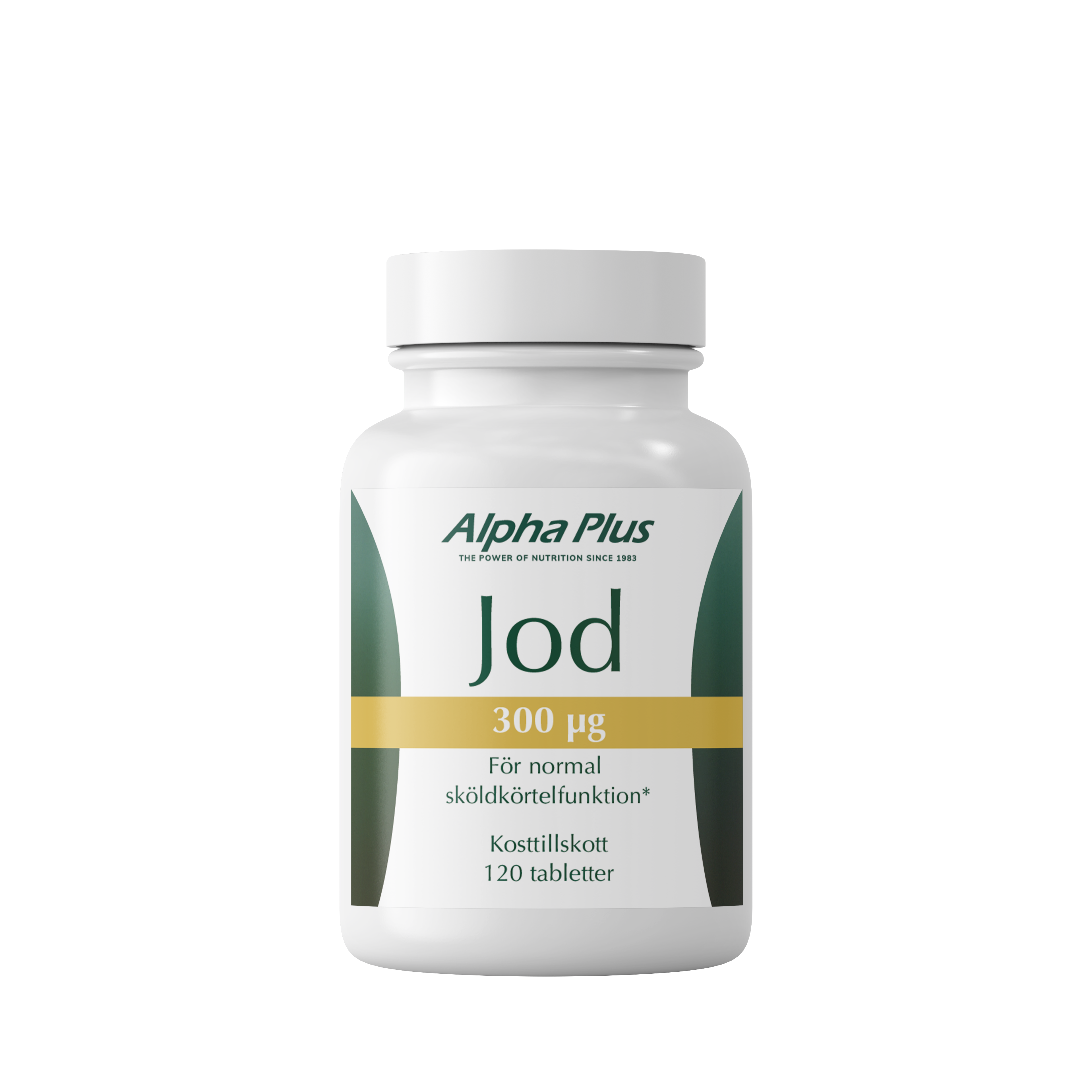 Alpha Plus Jod 300 µg 120 tabletter