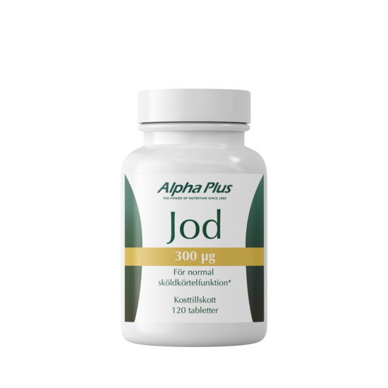 Alpha Plus Jod 300 µg 120 tabletter