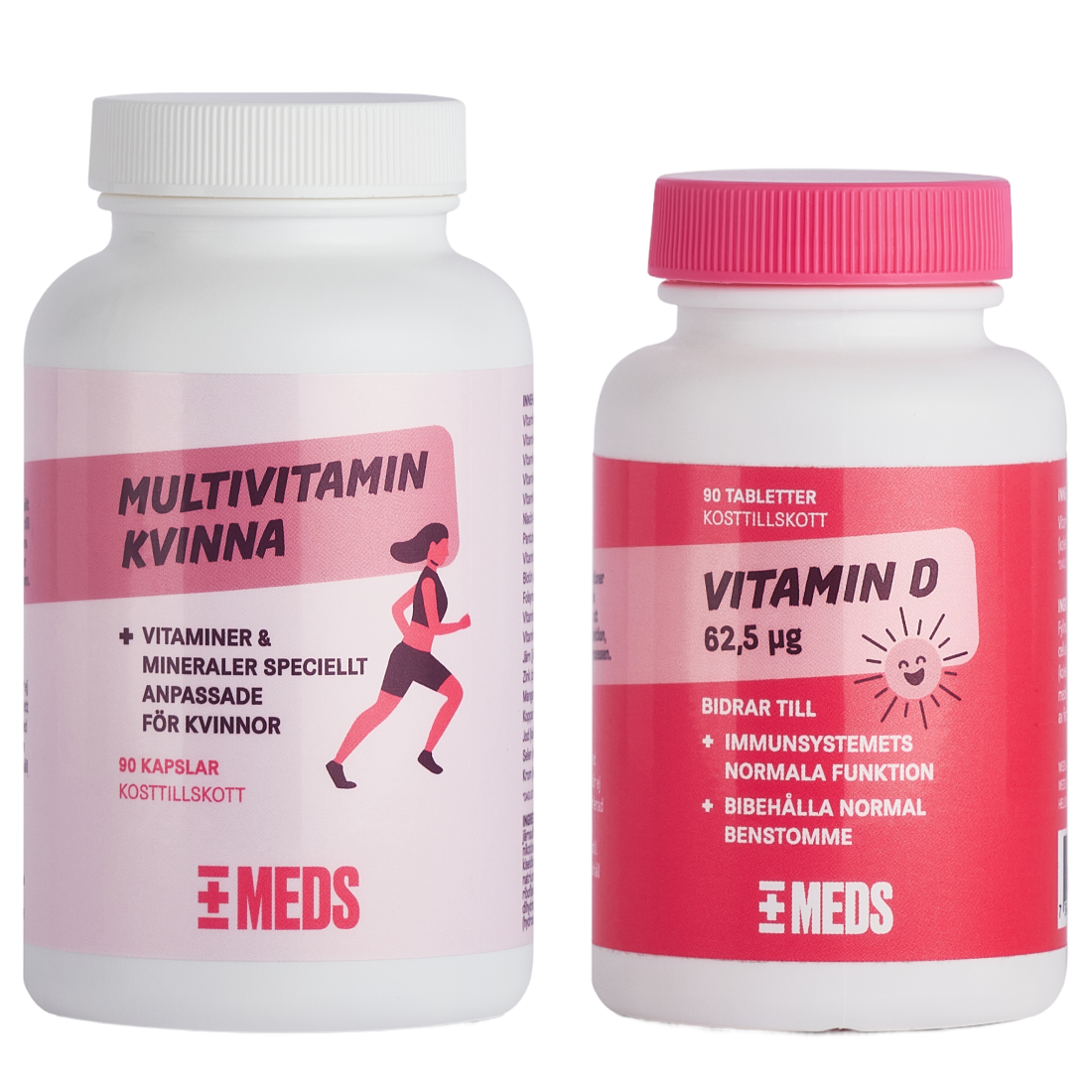 MEDS Multivitamin Kvinna + Vitamin D