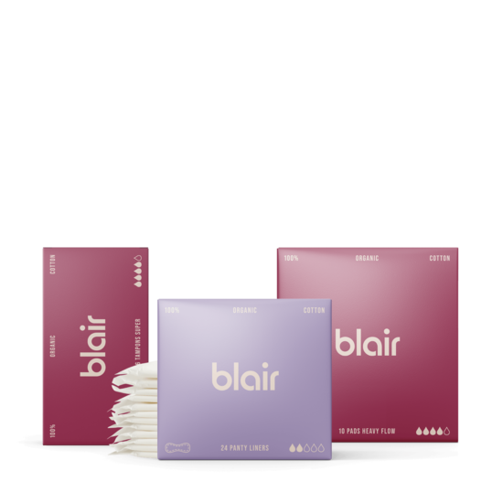 Blair Ekologiska Bindor Natt 10 pack