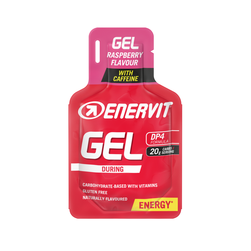 Enervit Sport Gel Koffein Hallon 25 ml