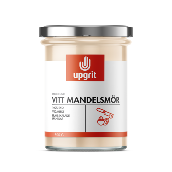 Upgrit Vitt Mandelsmör EKO 300 g