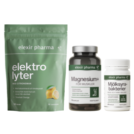 Elexir Pharma VM-kit med Elektrolyter + Magnesium + Mjölksyrabakterier