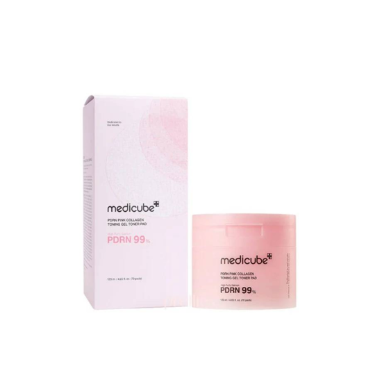 Medicube PDRN Pink Collagen Toning Gel Toner Pads 70 st