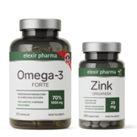 Elexir Pharma Omega-3 + Zink Immunpaket