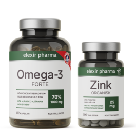 Elexir Pharma Omega-3 + Zink Immunpaket