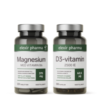 Elexir Pharma Magnesium + D3-vitamin Synergiduo