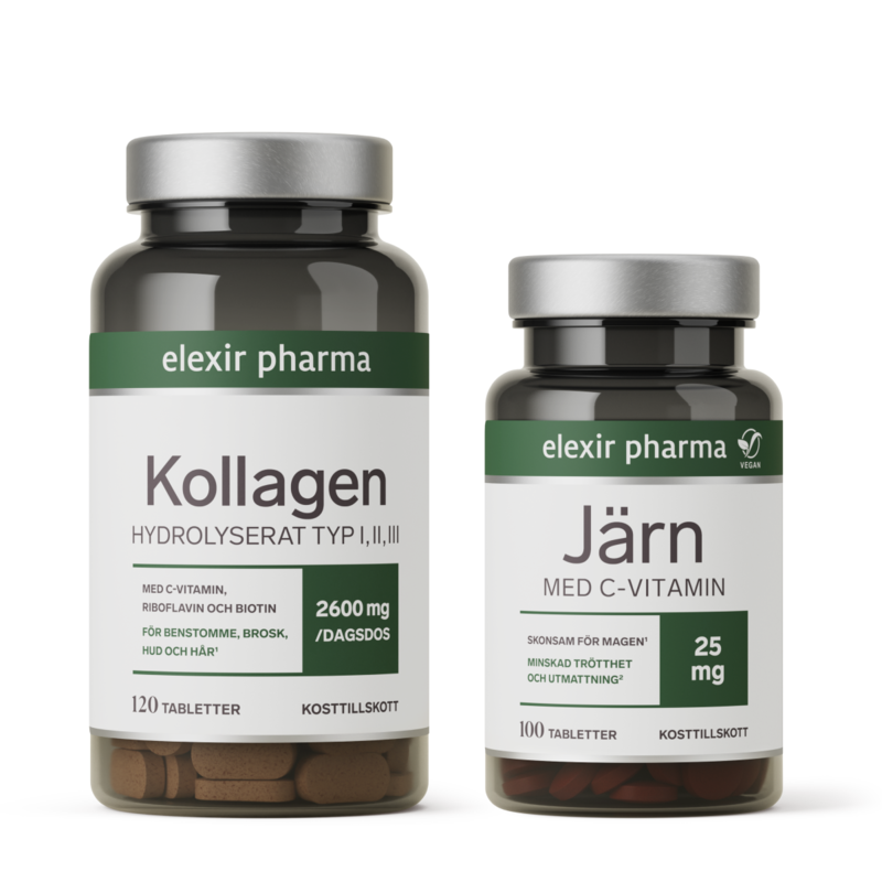 Elexir Pharma Kollagen + Järn Skönhet & Energi