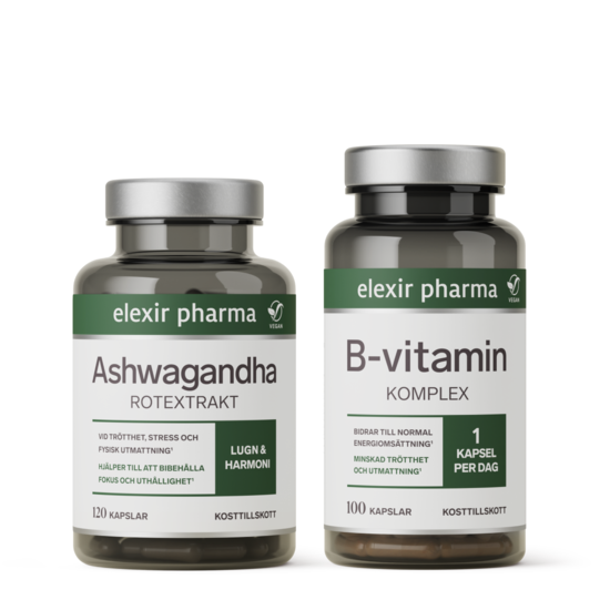 Elexir Pharma Ashwagandha + B-vitamin