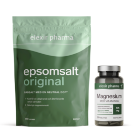 Elexir Pharma Epsomsalt + Magnesium Återhämtningspaket