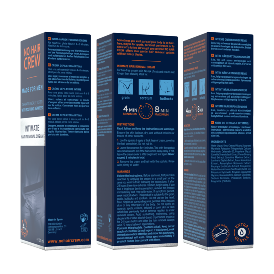 No Hair Crew Intimate Hair Removal Cream 100 ml
