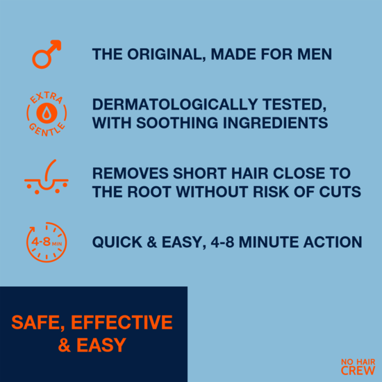 No Hair Crew Body Hair Removal Cream 200 ml