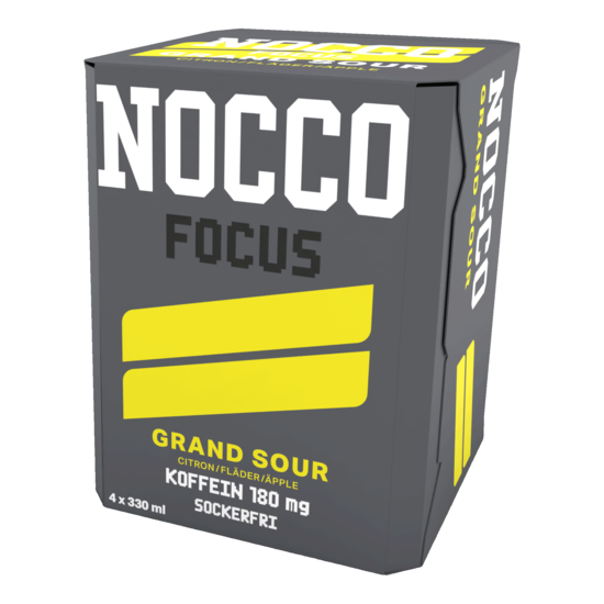NOCCO Focus Grand Sour 330 ml 4-pack