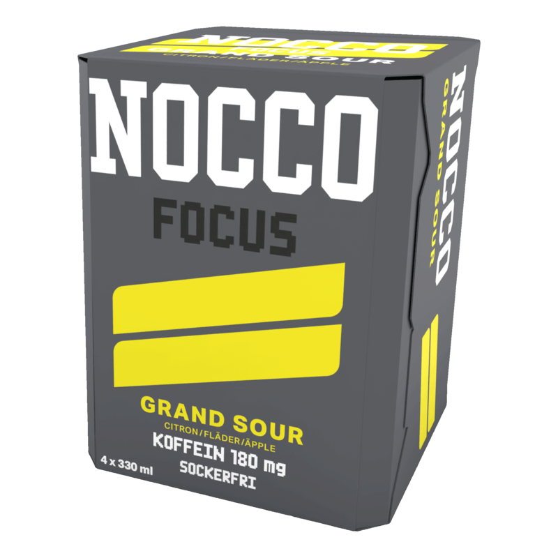NOCCO Focus Grand Sour 4-pack