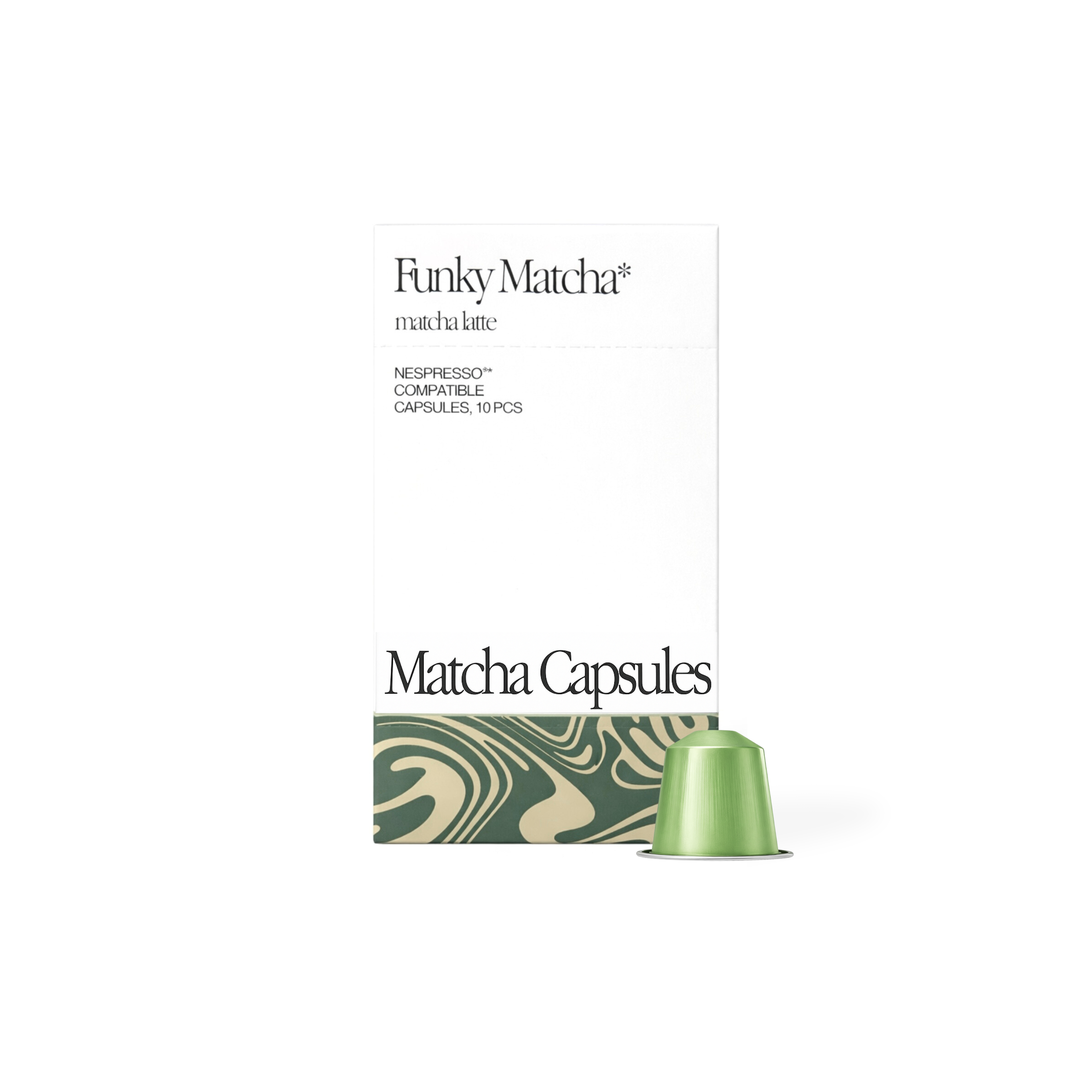 Funky Matcha Matcha Latte Pods (Nespresso Compatible) 10 st