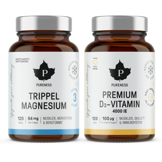 Pureness Trippel Magnesium + Premium D-vitamin