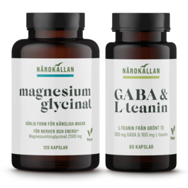 Närokällan Magnesiumglycinat + GABA Stresspaket
