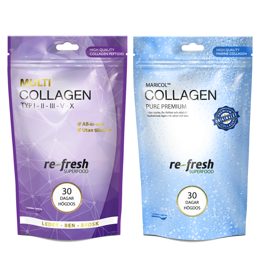 Re-Fresh Superfood MultiCollagen Plus + Collagen Pure