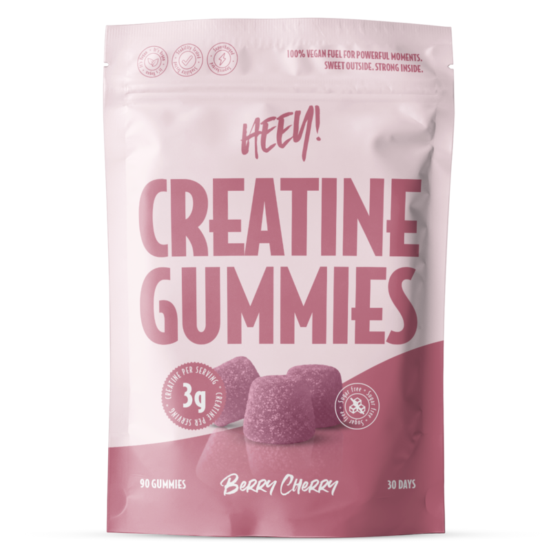 Heey! Creatine Gummies Berry Cherry 90 st