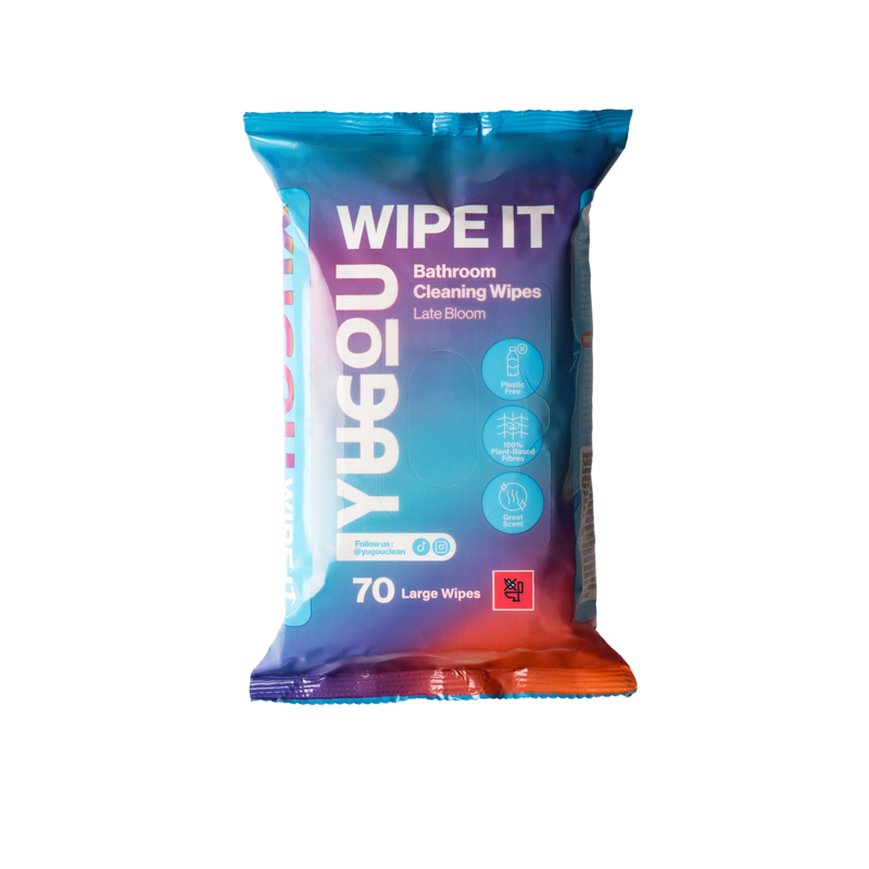 YUGOU WIPE IT Bathroom Cleaning Wipes Late Bloom 70 st