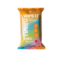YUGOU WIPE IT Kitchen Cleaning Wipes Zesty Lemon 70 st