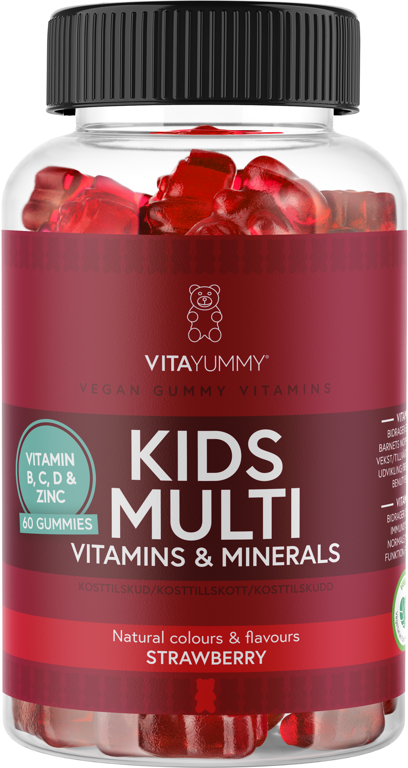 VitaYummy Kids Multivitamins Strawberry 60 gummies