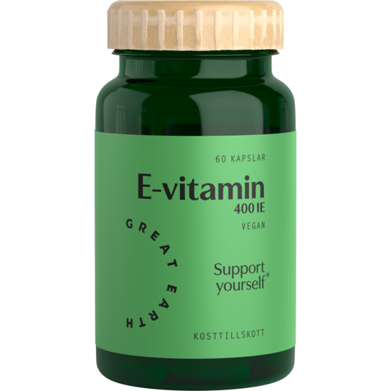 Great Earth E-Vitamin 60 kapslar
