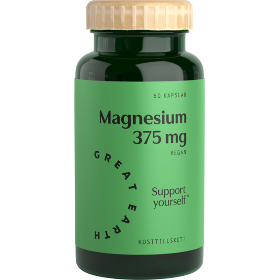 Great Earth Magnesium 375 mg 60 kapslar