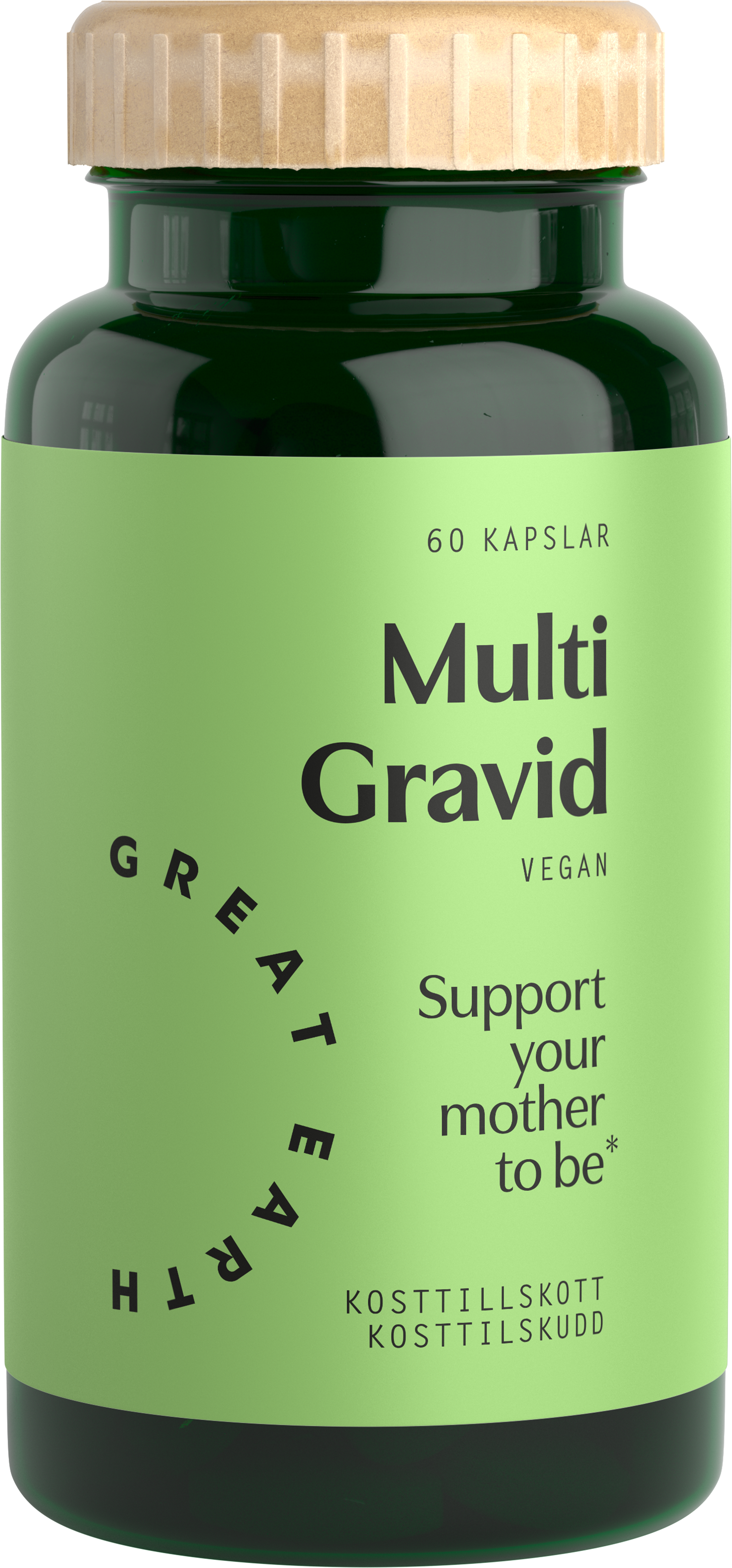 Great Earth Multi Gravid 60 kapslar