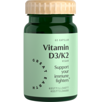 Great Earth Vitamin D3/K2 60 kapslar