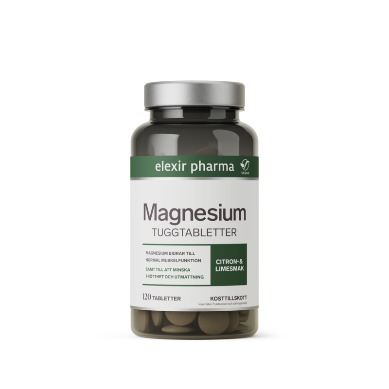 Elexir Pharma Magnesium 120 tuggtabletter