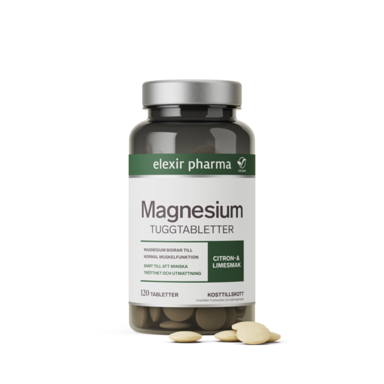 Elexir Pharma Magnesium 120 tuggtabletter