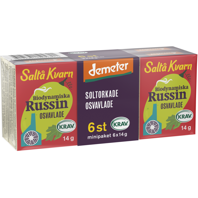 Saltå Kvarn Russin minipack 6x14 g