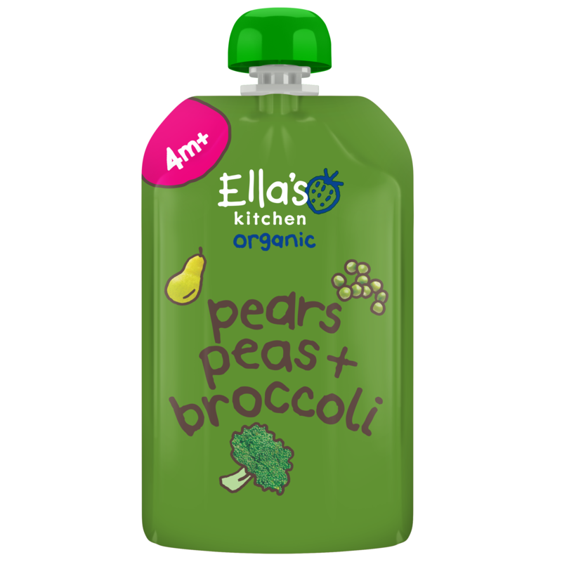 Ella's Kitchen Puré Broccoli Päron Ärtor 120 g