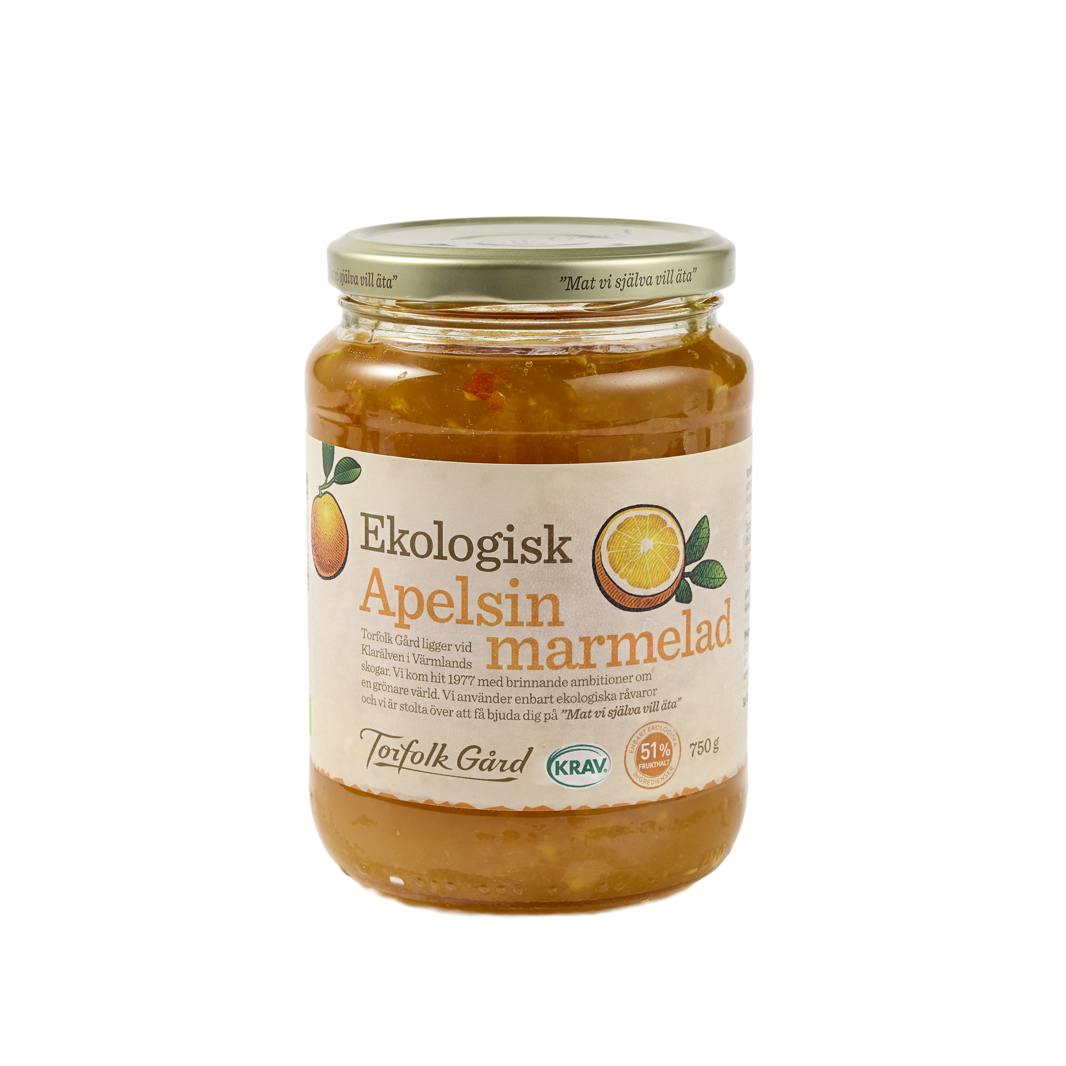 Torfolk Gård Apelsinmarmelad KRAV 320 g