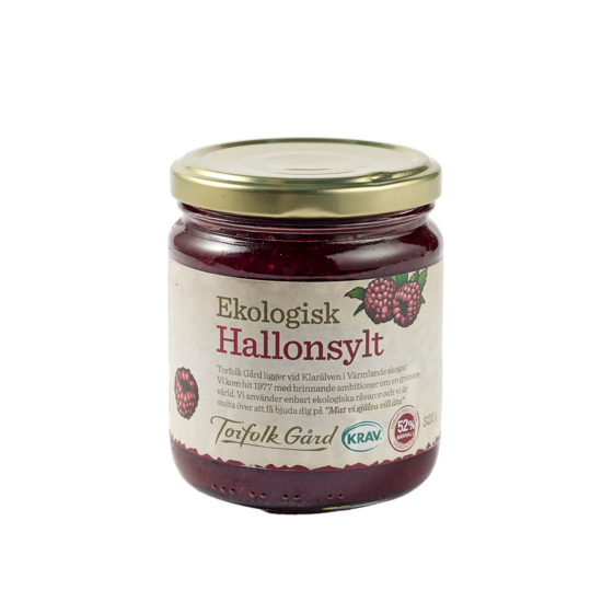 Torfolk Gård Hallonsylt KRAV 320 g