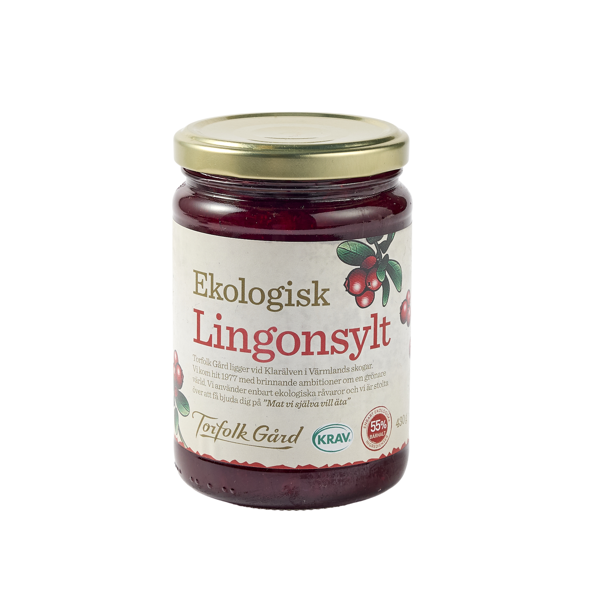 Torfolk Gård Lingonsylt KRAV 430 g