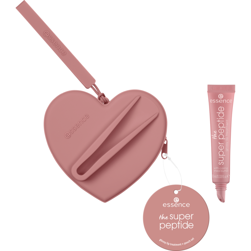 essence The Super Peptide Glossy Lip Treatment + Pouch Set All Toffee'd Up!