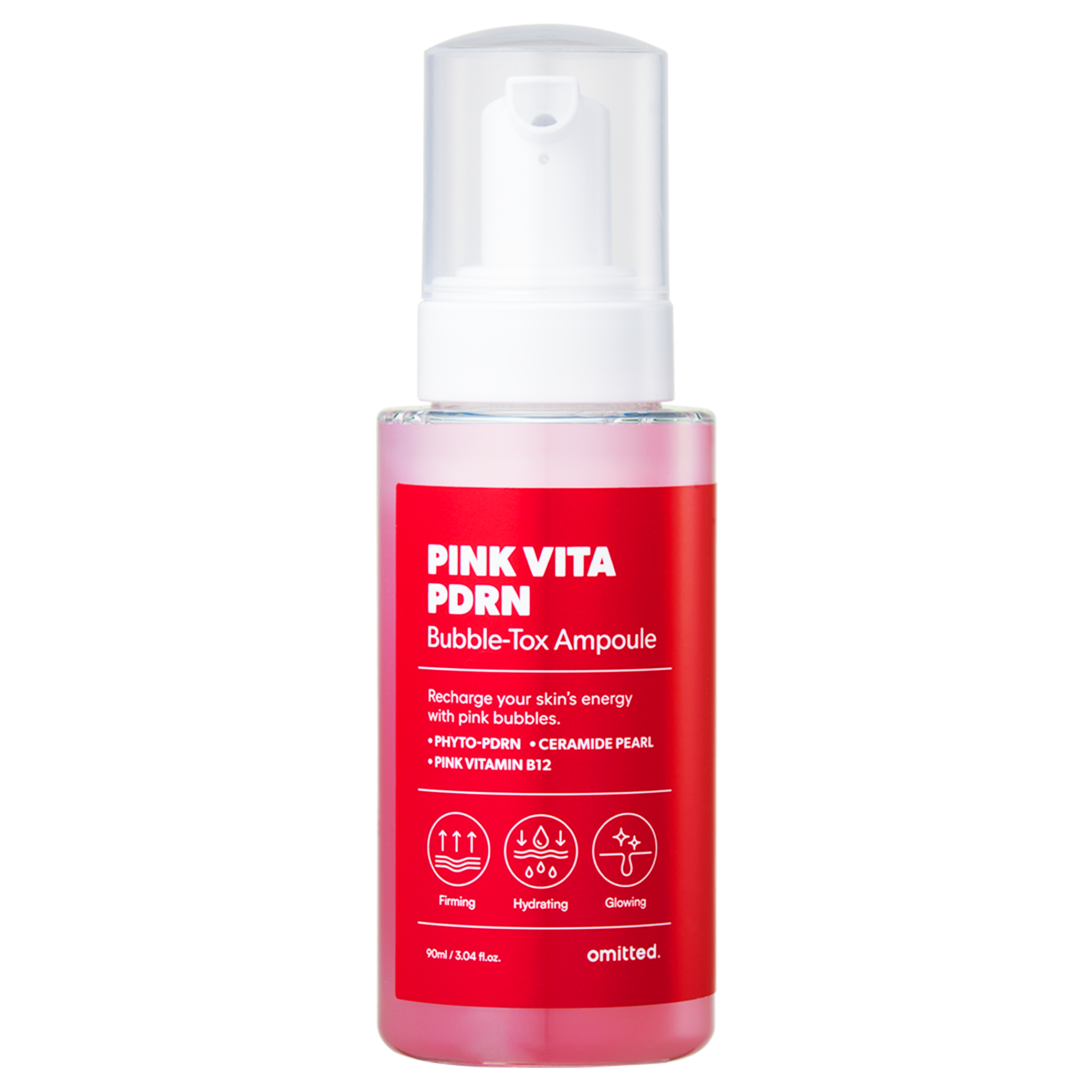 Omitted Pink Vita PDRN Bubble-Tox Ampoule 90 ml