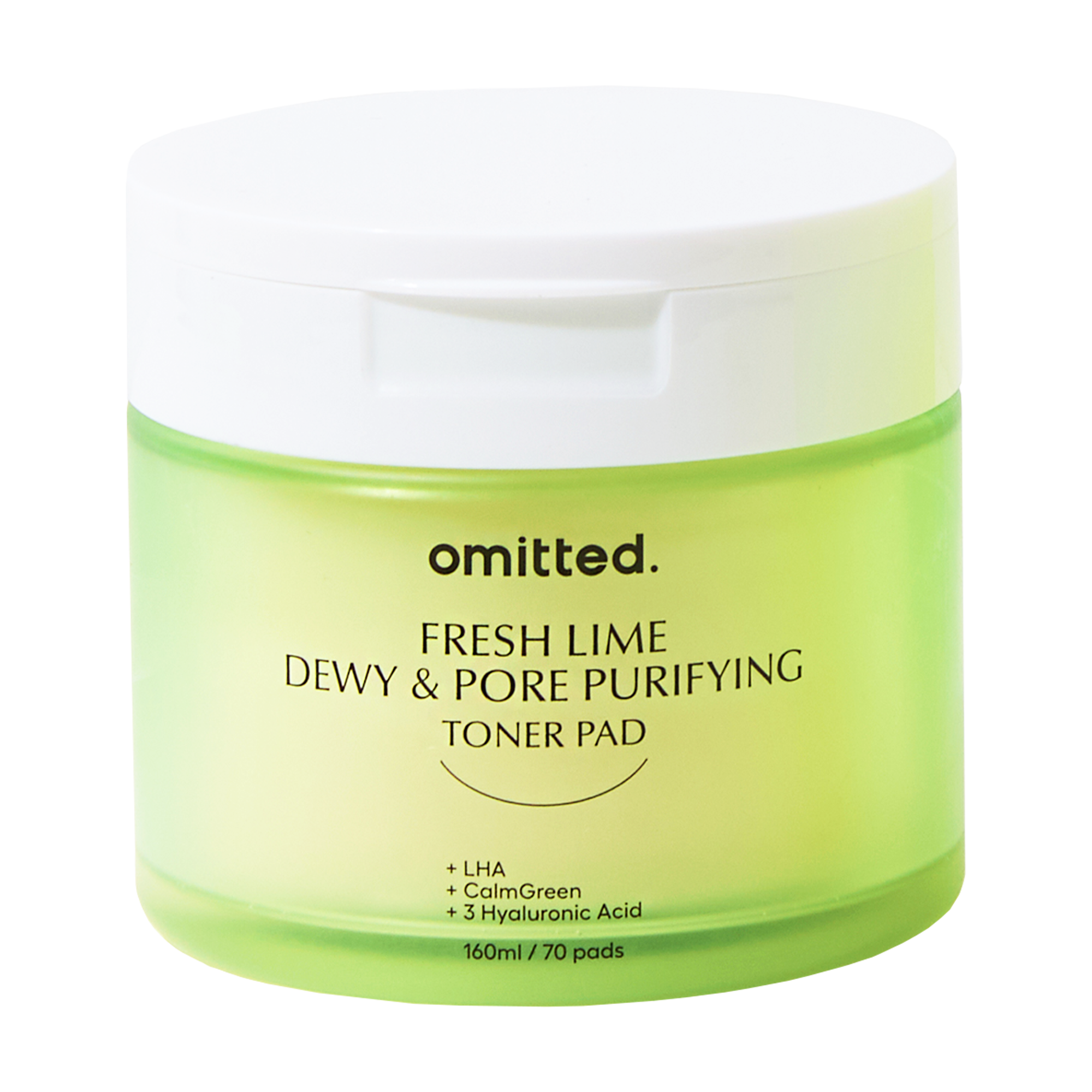 Omitted Fresh Lime Dewy & Pore Purifying Toner Pad 160 ml
