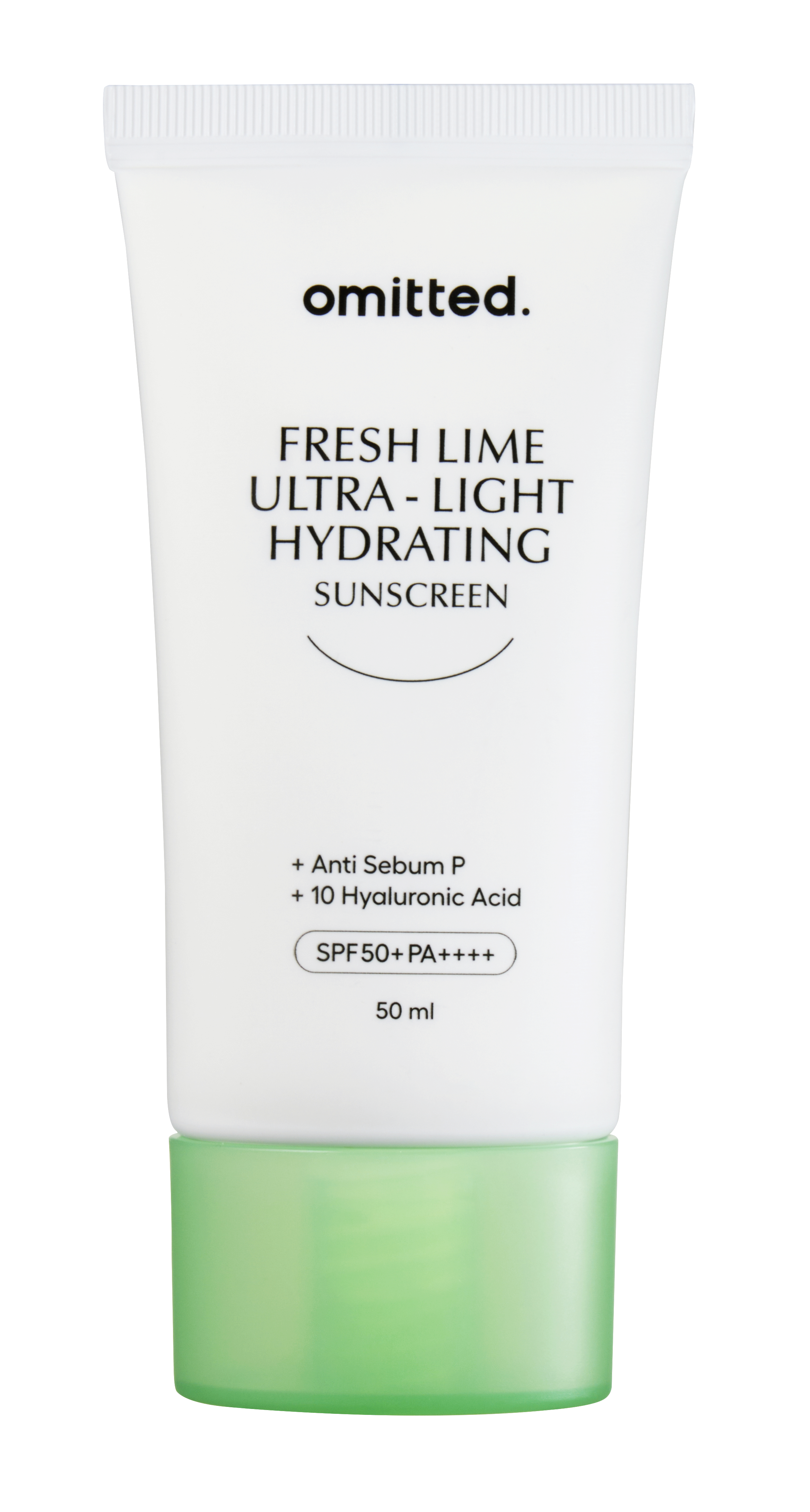 Omitted Fresh Lime Ultra-Light Hydrating Sunscreen 50 ml