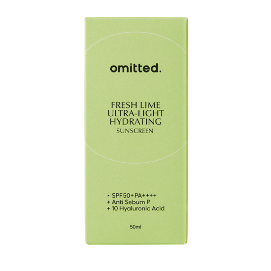 Omitted Fresh Lime Ultra-Light Hydrating Sunscreen 50 ml