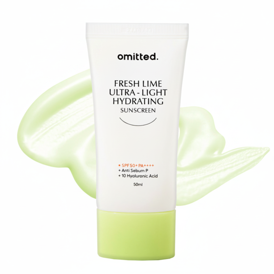 Omitted Fresh Lime Ultra-Light Hydrating Sunscreen 50 ml
