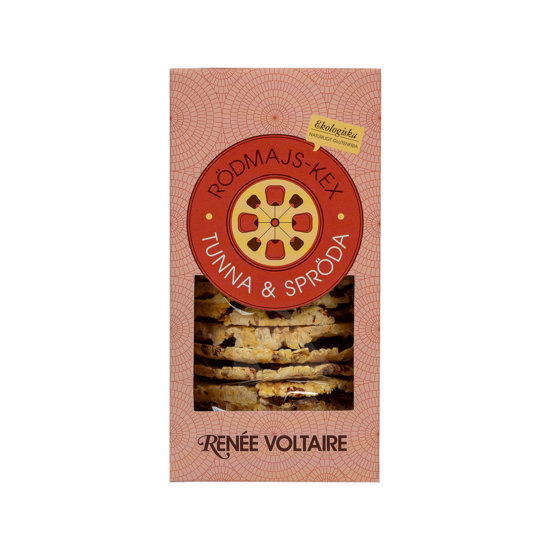 Renée Voltaire Rödmajskex Tunna & Spröda 150 g