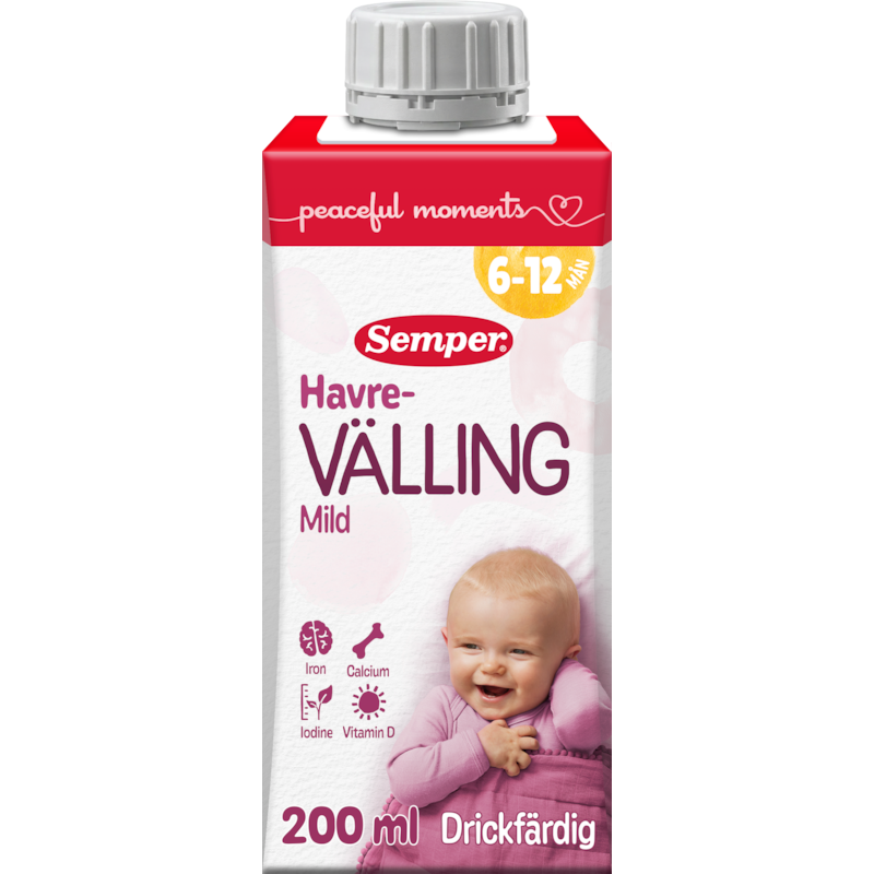 Semper Havrevälling Mild 6 mån 200 ml