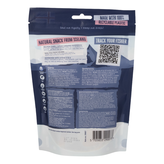 Treateaters Iceland Salmon Chips Large Bites 70 g
