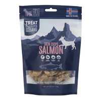 Treateaters Iceland Salmon Skin Chips Large Bites 70 g