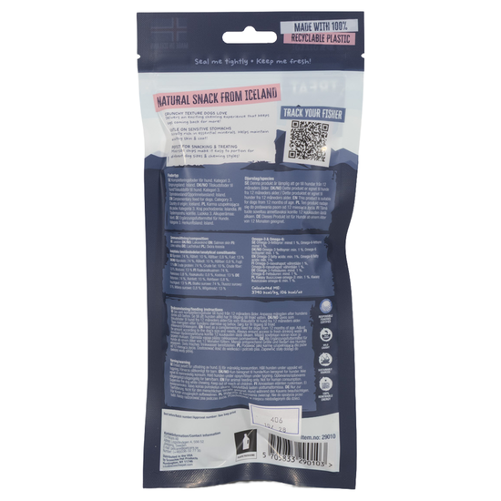 Treateaters Iceland Salmon Skin Rolls 3-pack