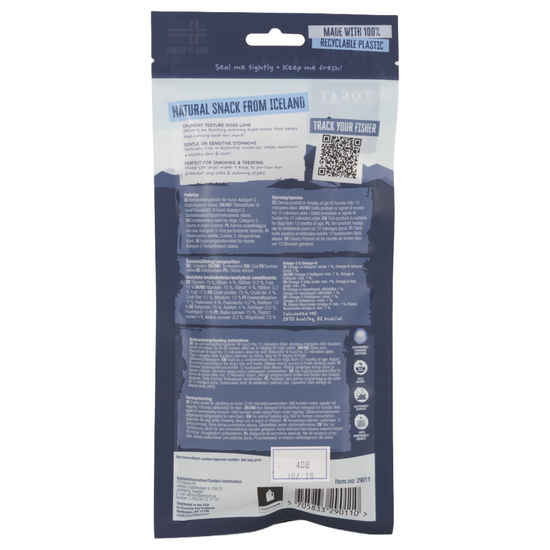 Treateaters Iceland Cod Skin Rolls 3-pack