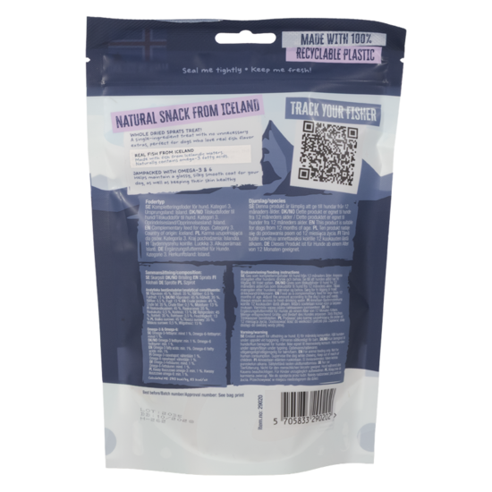 Treateaters Iceland Dried Whole Sprats 70 g